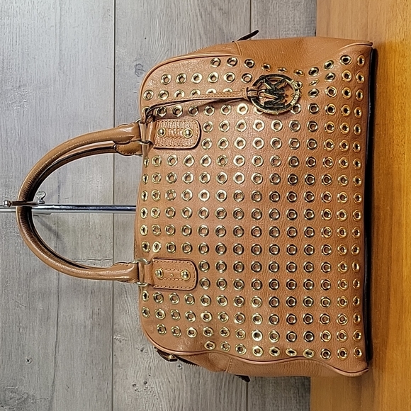 Michael Kors Bags Michael Kors Brown Grommet Brown Leather Shoulder